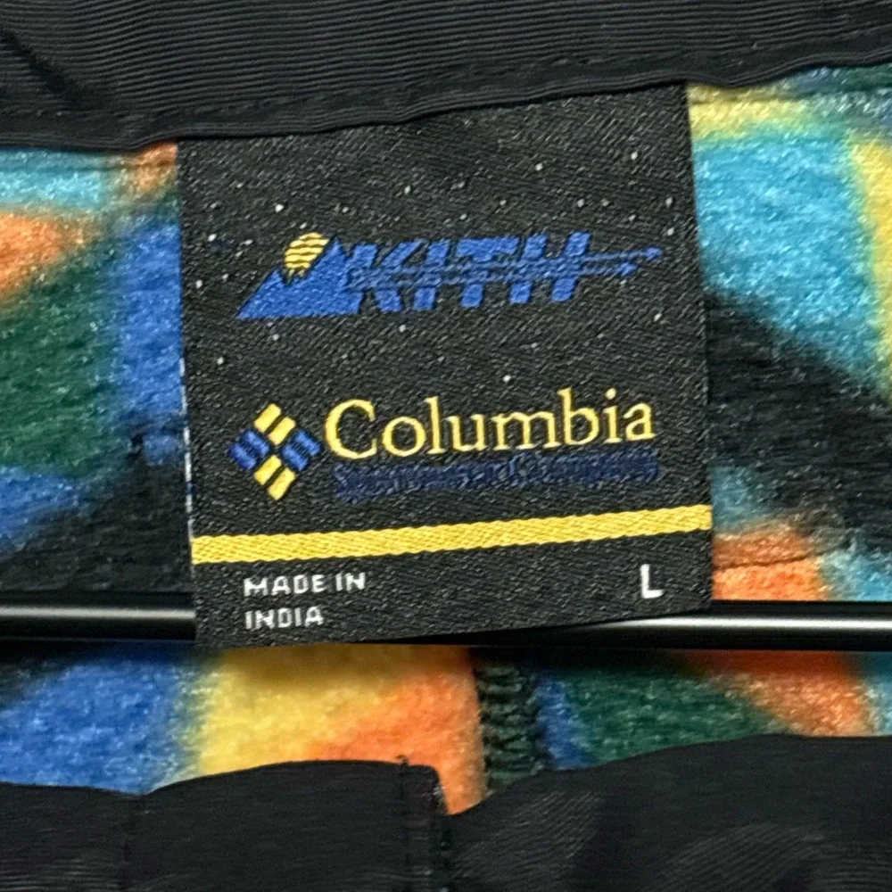 Kith X Columbia Powder Keg Fleece Exploration Pullover Large SS18 Multicolor - Picture 5 of 5